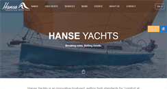 Desktop Screenshot of hanseyachts.hr